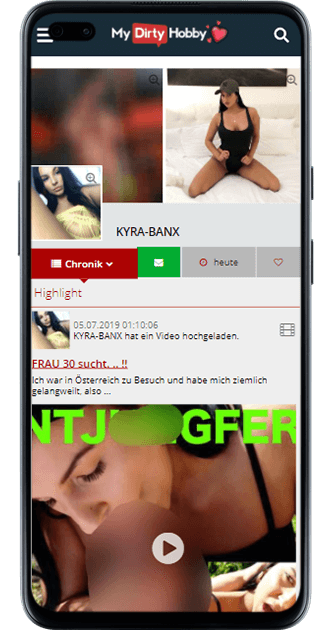 Kyra Banx bei MyDirtyHobby